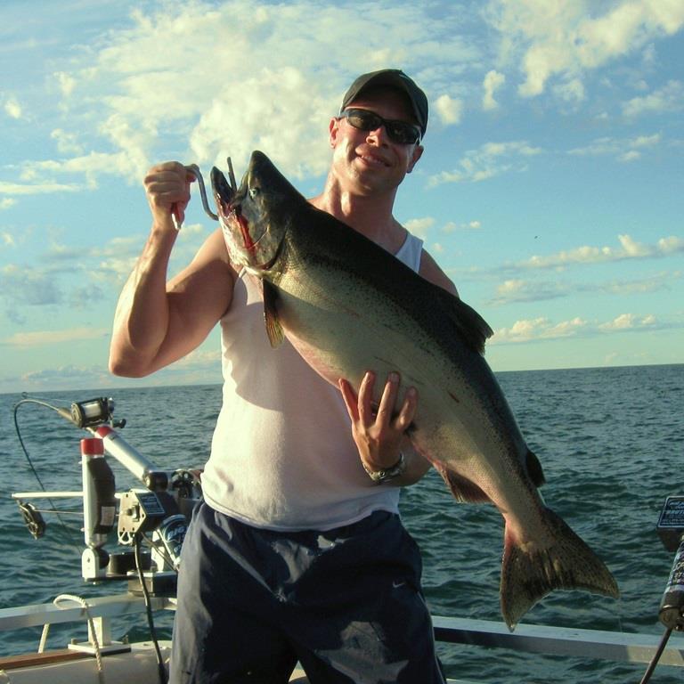 Trophy Sized Lake Michigan King Salmon