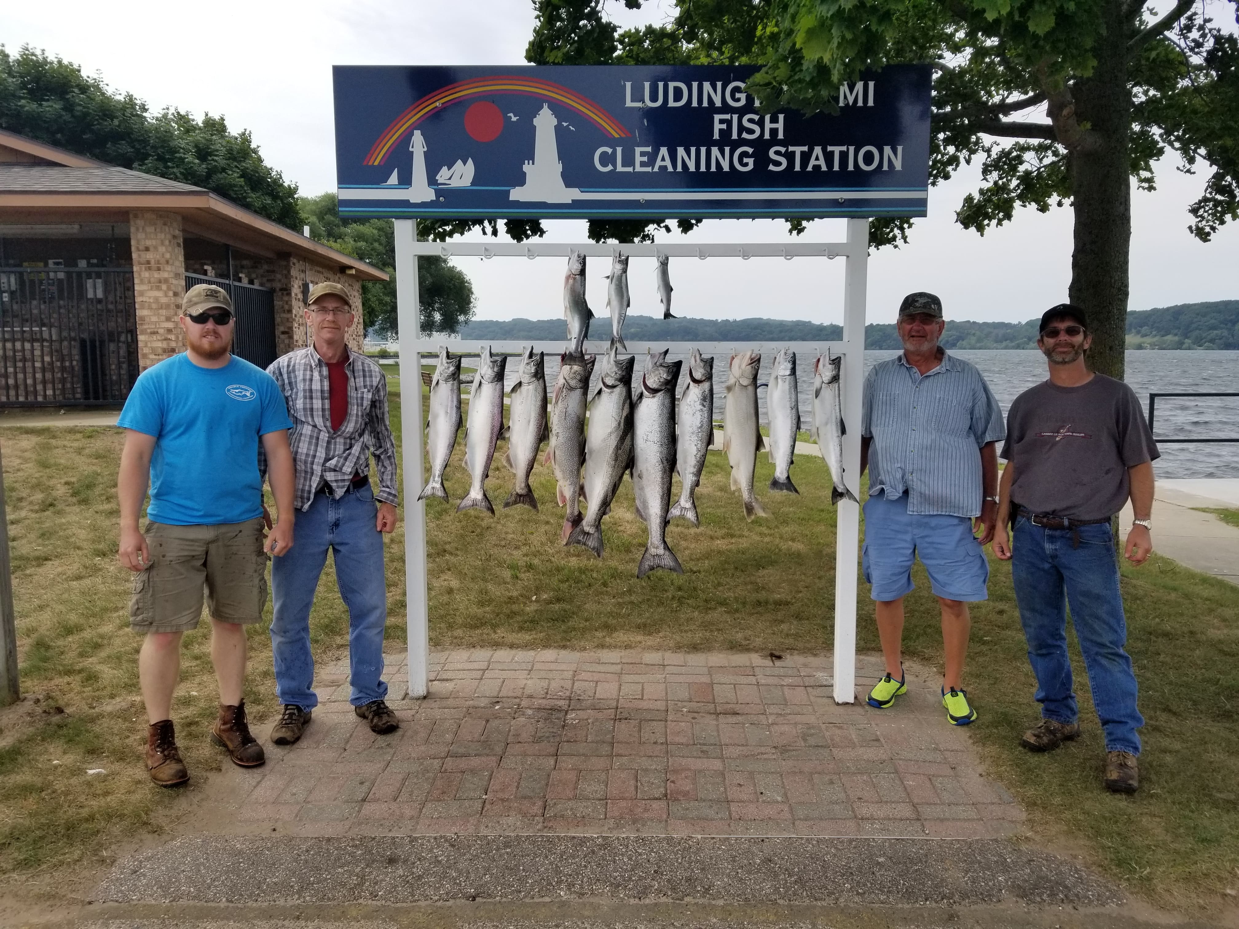 Great Catch On Lake Michigan