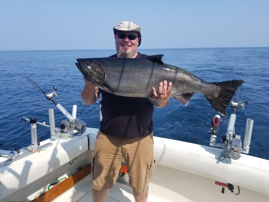 Salmon Fishing Charters Ludington, MI Double Trouble Sportfishing