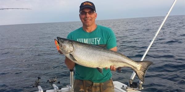 Beautiful Lake Michigan Salmon